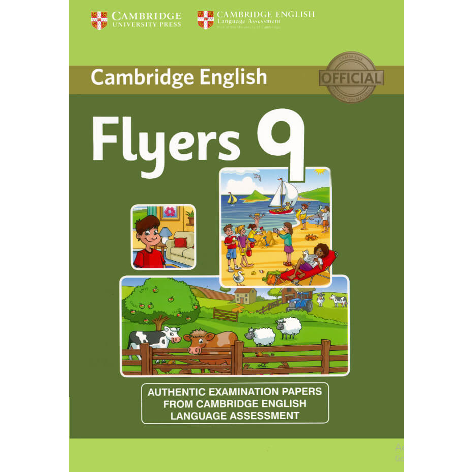 IN MÀU - Cambridge English Flyers 2017 in màu đẹp + MP3 - Khổ A4