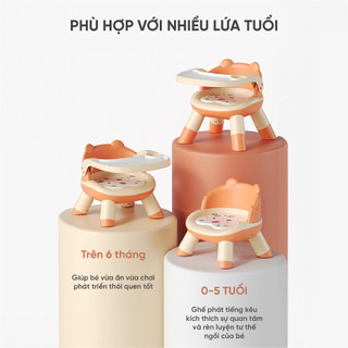 Ghế Ăn Dặm Cao Cấp Bellybaby Cho Bé Đa Năng Nhỏ Gọn