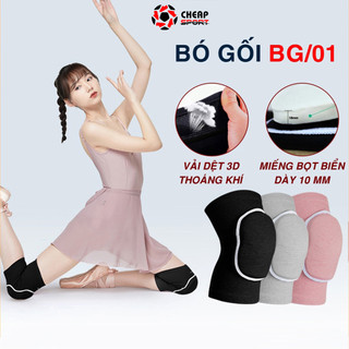 (01 ĐÔI) Bảo Vệ Đầu Gối BG/01 Bó Gối Thể Thao Tránh Chấn Thương Hiệu Quả Chất Liệu Polyester Co Giãn Thoáng Khí