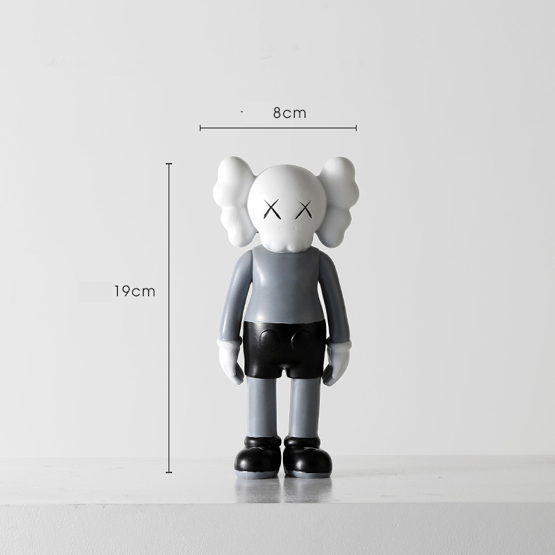 Mô hình nhân vật kaws decor trang trí nhà cửa phòng khách , để bàn, tủ, tivi, kệ sách, quà tặng size nhỏ