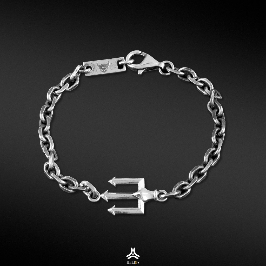 Vòng Tay Bạc S925 THE PERPETUAL TRIDENT BRACELET Helios Silver Original