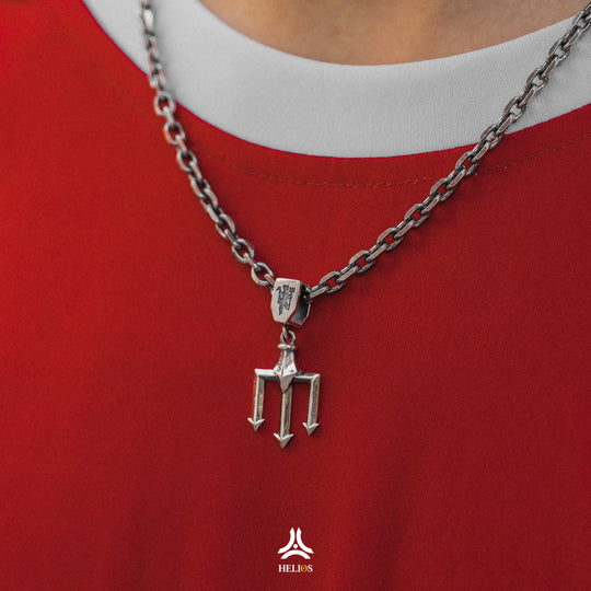 Mặt Dây Chuyền Bạc S925 THE PERPETUAL TRIDENT PENDANT Heios Silver Original