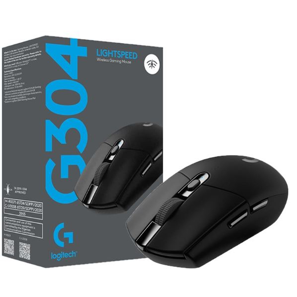 Chuột không dây G304 Logitech Lightspeed - 12k DPI, nhẹ, 6 nút lập trình hàng nhập khẩu- bảo hành 1 năm