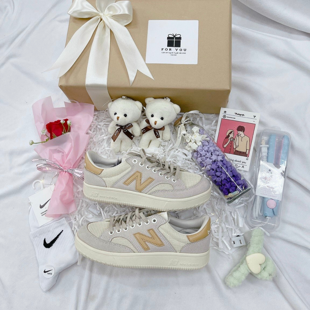 Giày sneaker NB crt 300 2.0 chữ N xanh vàng Fullsize, Giày thể thao nam nữ n da lộn cao cấp 2023