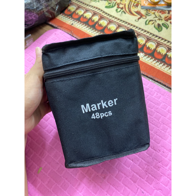 BÚT MÀU DẠ MARKER 48 CÂY KÈM TÚI