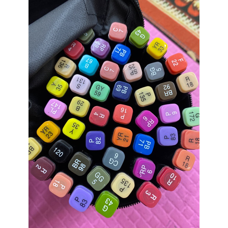 BÚT MÀU DẠ MARKER 48 CÂY KÈM TÚI