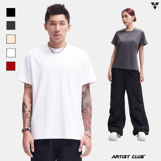 Áo Thun Trơn Basic Boxy 05 màu Artist Club Basic Boxy Tee Local Brand Central Logo