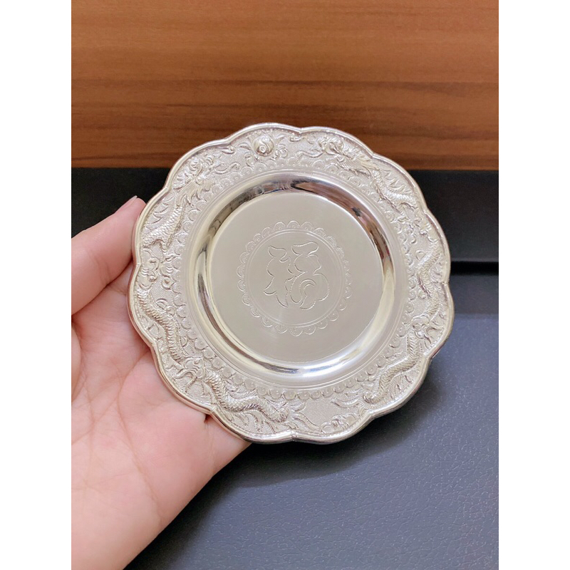 Combo bát-đũa -đĩa -thìa -bạc ta nguyên chất . .