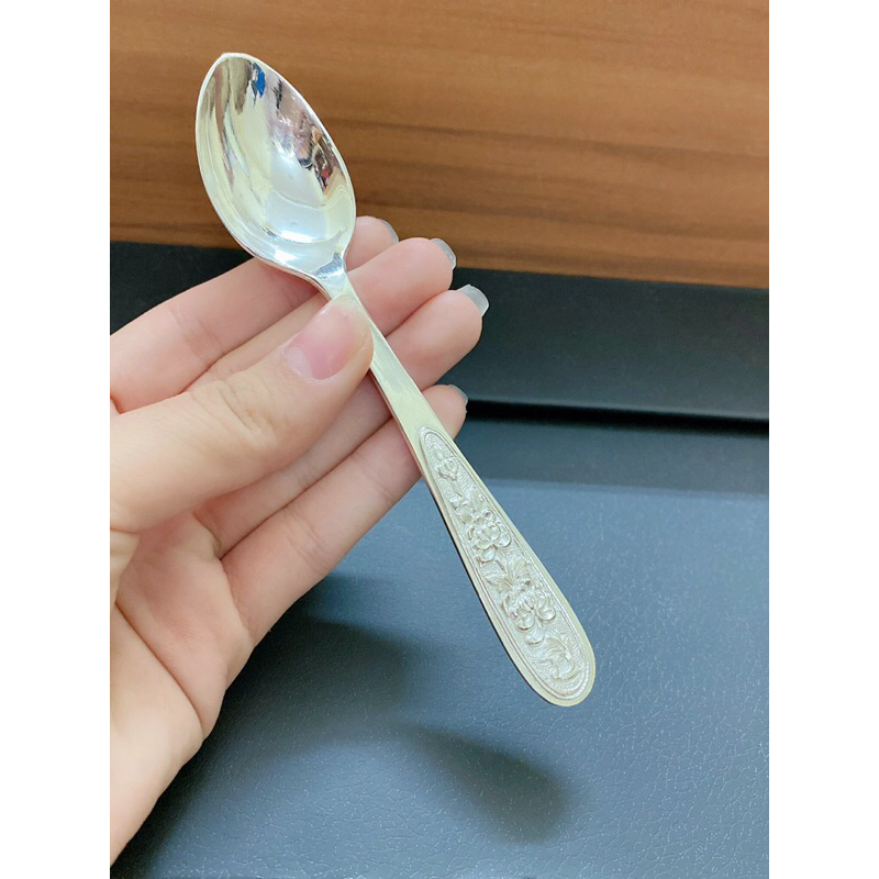 Combo bát-đũa -đĩa -thìa -bạc ta nguyên chất . .