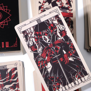 (size thường) Bộ Bài Lost Hollow Tarot  Đen H5
