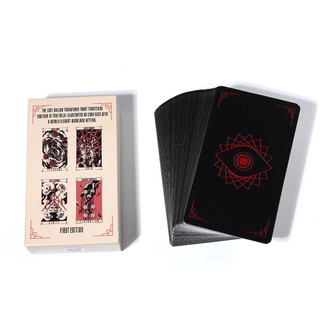 (size thường) Bộ Bài Lost Hollow Tarot  Đen H5