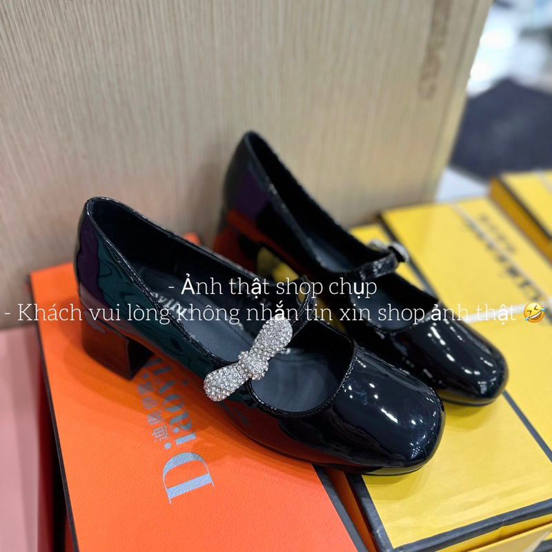 Giày mary jane quai nơ đá nhà Diaoyilu chuẩn QC