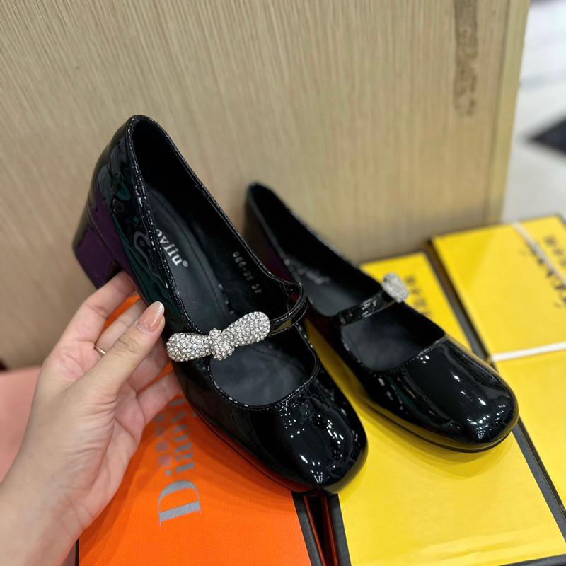 Giày mary jane quai nơ đá nhà Diaoyilu chuẩn QC