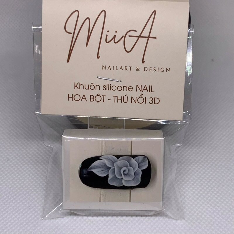 KH08-09-10.Khuôn hoa bột 3D nail.Hoa hồng