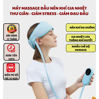 Máy massage đầu đai cuốn nén khí, mát xa đầu thư giãn giảm mệt mỏi căng thẳng