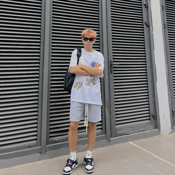 Áo thun nam The Xide áo phông nam nữ unisex in hình form rộng chất cotton 2 chiều định lượng 250gr co giãn