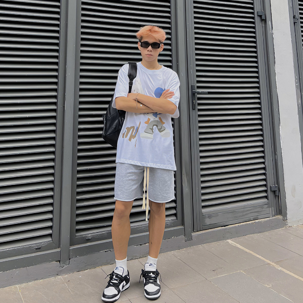 Áo thun nam The Xide áo phông nam nữ unisex in hình form rộng chất cotton 2 chiều định lượng 250gr co giãn