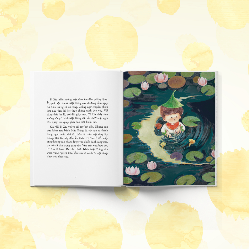 Sách - Một miếng trăng ngon - Crabit Kidbooks - quà tặng cho bé mùa Trung Thu