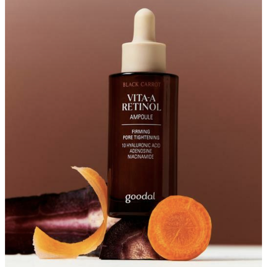 SERUM RETINOL Cà Rốt Đen Trẻ Hóa Da GOODAL BLACK CARROT VITA-A RETINOL AMPOULE 30ML Tinh chất chống lão