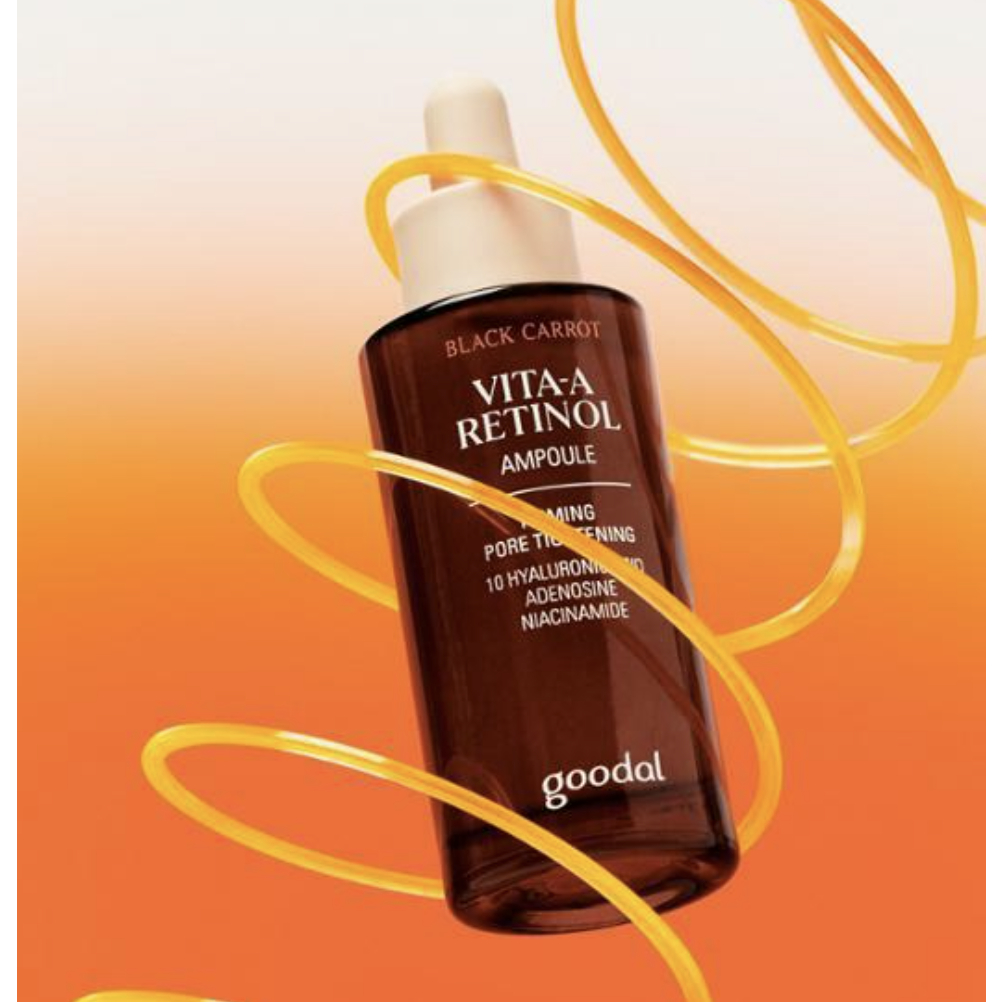 SERUM RETINOL Cà Rốt Đen Trẻ Hóa Da GOODAL BLACK CARROT VITA-A RETINOL AMPOULE 30ML Tinh chất chống lão