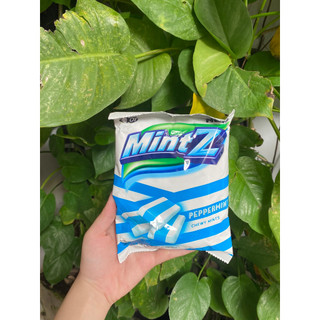 Kẹo MintZ Bạc Hà Peppermint Chewy Mints (gói 115g-xanh dương)