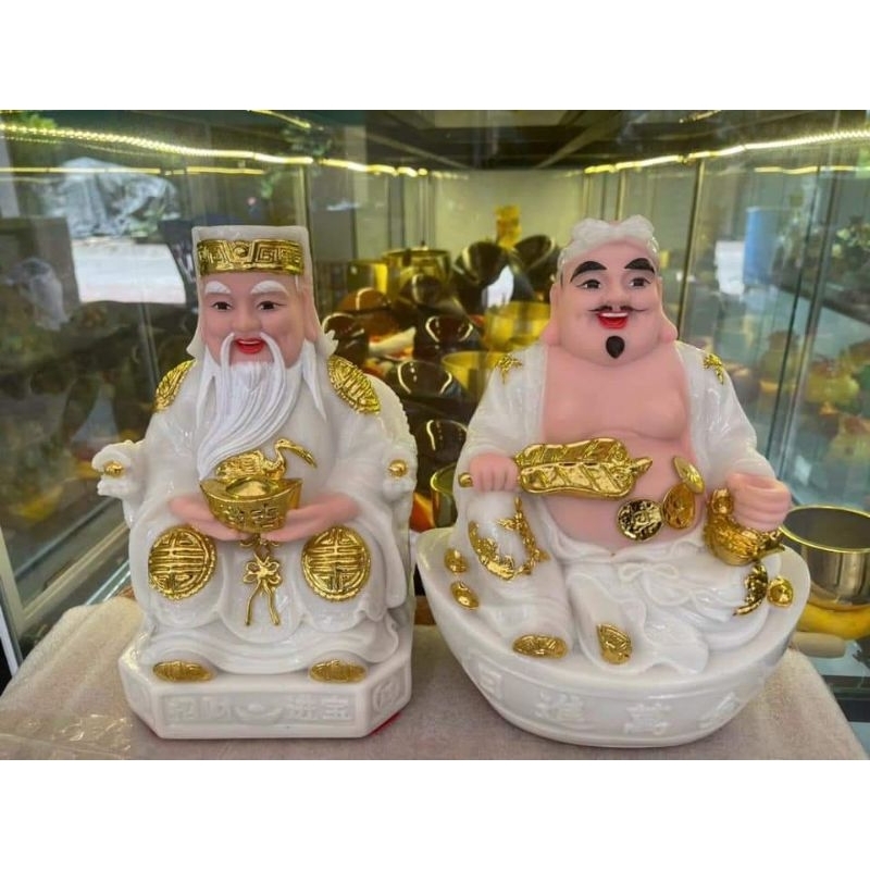 bộ tượng thần tài thổ địa đá