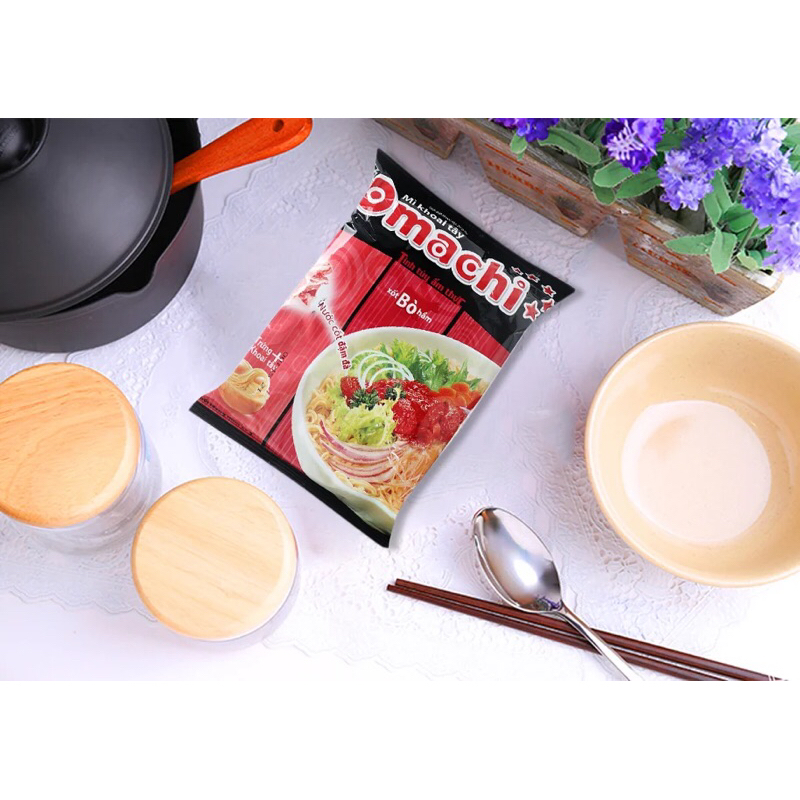 Bịch 5 Gói Mì Omachi Xốt Bò Hầm Sườn Hầm