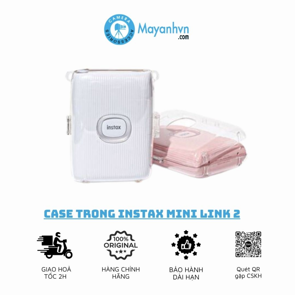 Case Trong Instax Mini Link 2 / Túi Đựng Máy In Instax Mini Link 2