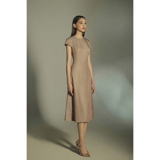 Graphé - ALENA dress/Đầm sơ mi tay chồm tà xoè (không kèm thắt lưng)