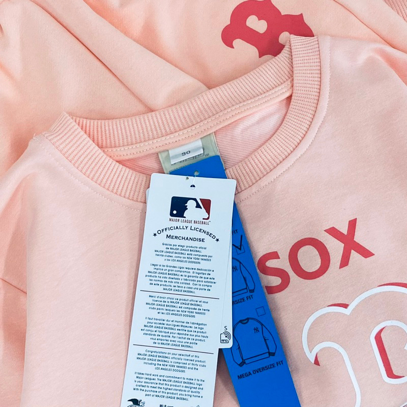 Bộ nỉ da cá Red.sox M.lb màu hồng siêu xinh cho bé gái size từ 12-35 cân