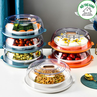 lồng bàn 5 tầng nhựa takashi cao cấp, có thể xếp tầng, gấp gọn tiện ích T509