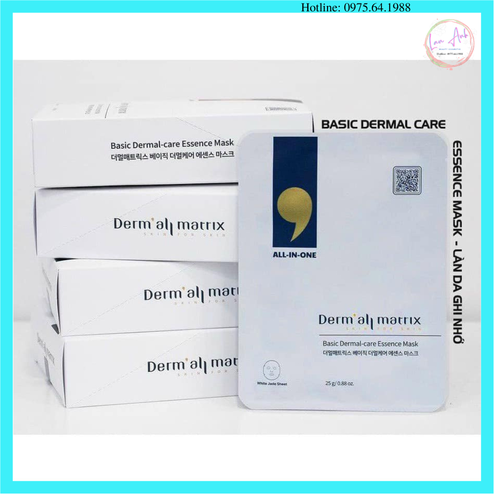 Mặt Nạ Siêu Tinh Chất Dermall Matrix Basic Dermal-Care Essence Mask 25ml - Mẫu Mới
