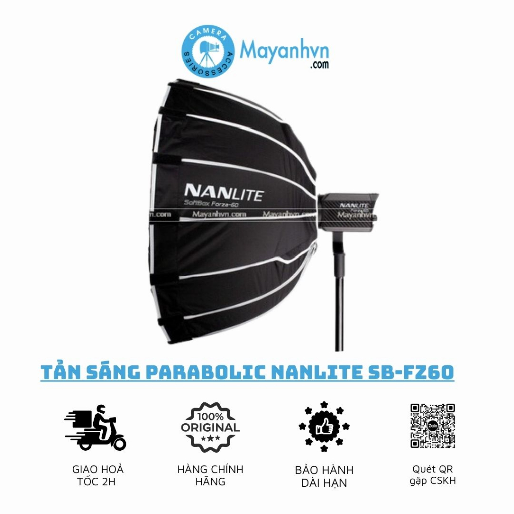 Tản Sáng Parabolic Nanlite Sb-fz60 Dùng Cho Đèn Forza60/forza60b