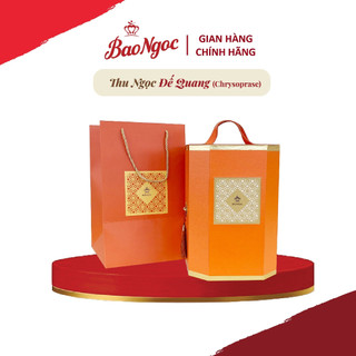 Bánh trung thu bảo ngọc hộp cao cấp thu ngọc đế quang - gồm 8 bánh 80g/bánh và 1 trà