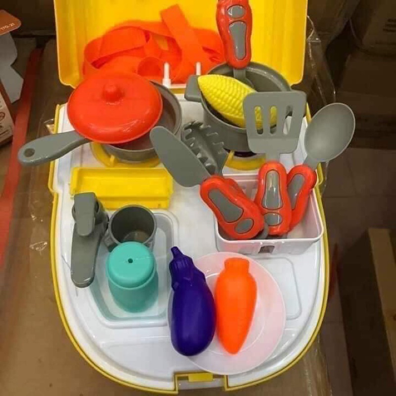 Bộ đồ chơi đầu bếp cho bé