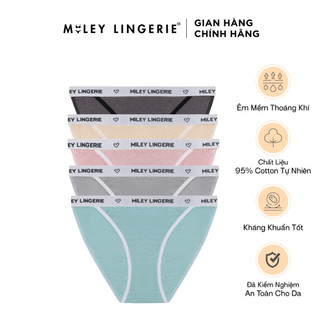 Combo 5 Quần Lót Melange High-Cut Miley Lingerie FCB_01 - Giao màu ngẫu nhiên