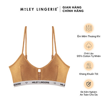 Áo Ngực Thể Thao Nữ Melange Đan Trước Active Miley Lingerie- Mút Mỏng, Thoáng Khí