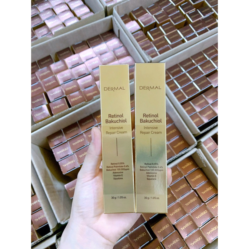 Kem Dưỡng Dermal Retinol Bakuchiol Intensive Repair Cream 0.5% 30g