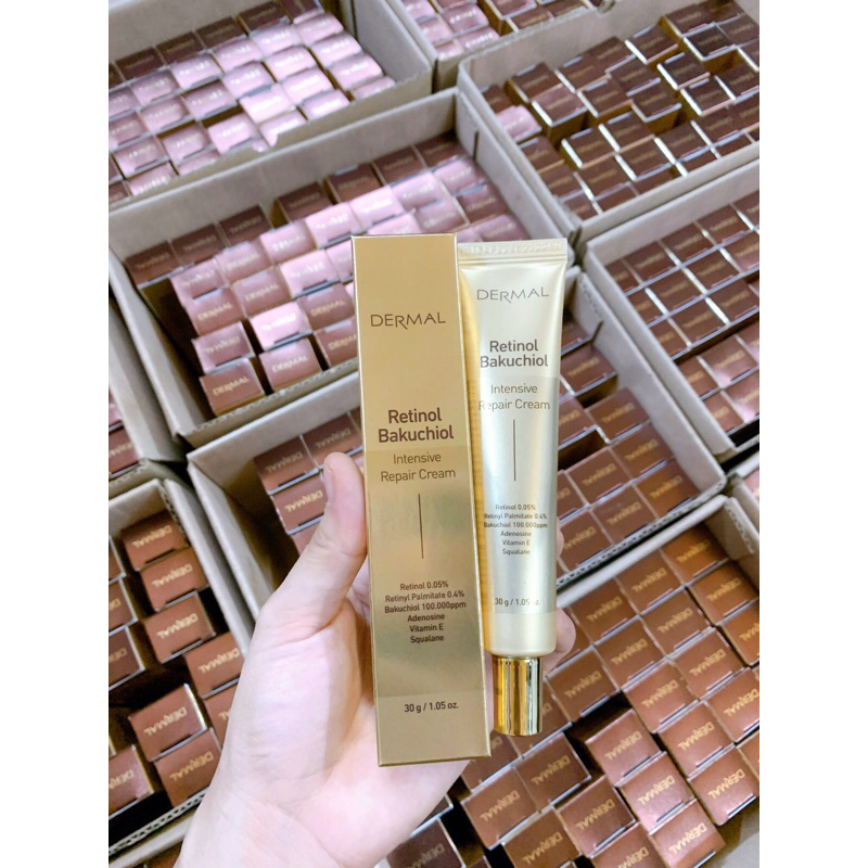 Kem Dưỡng Dermal Retinol Bakuchiol Intensive Repair Cream 0.5% 30g