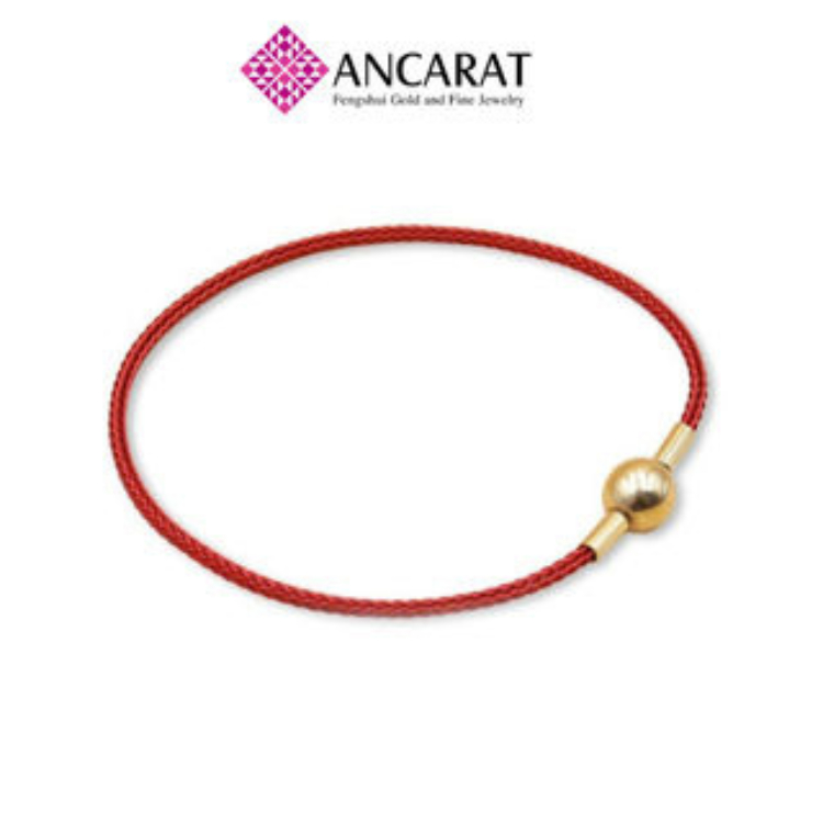 Vòng tay dây thép Chốt pan Mạ vàng - ANCARAT