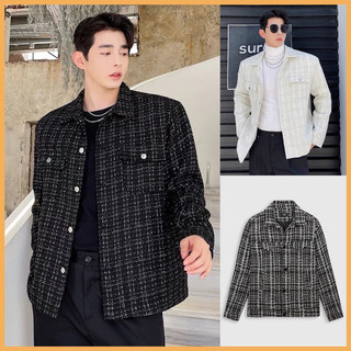 Áo khoác Dạ Nam 2 Lớp Lót Lụa Cổ Bẻ Đẹp, Áo Khoác JACKET Nam Và Nữ Mùa Đông From Rộng cao cấp siêu đẹp 2023