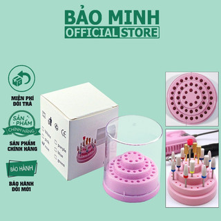 Hộp đựng đầu mài 48 lỗ - Khay cắm đầu mài tròn