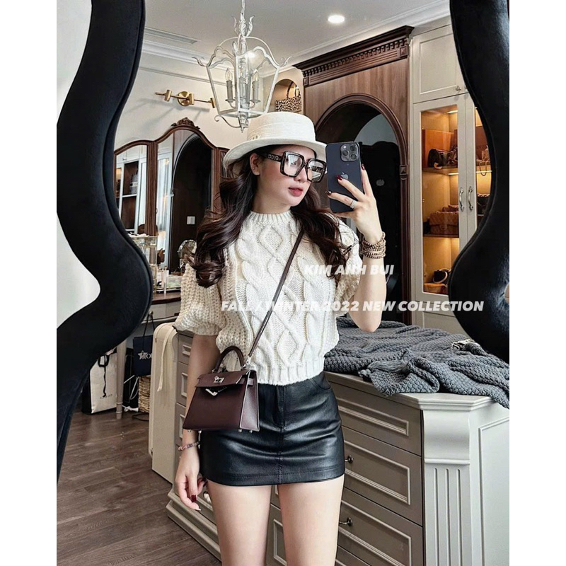 Quần Da giả váy hàng qc