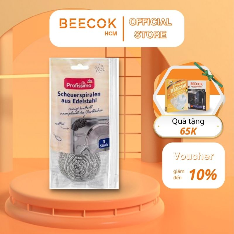 Set 3 Miếng cọ xoong nồi Profissimo