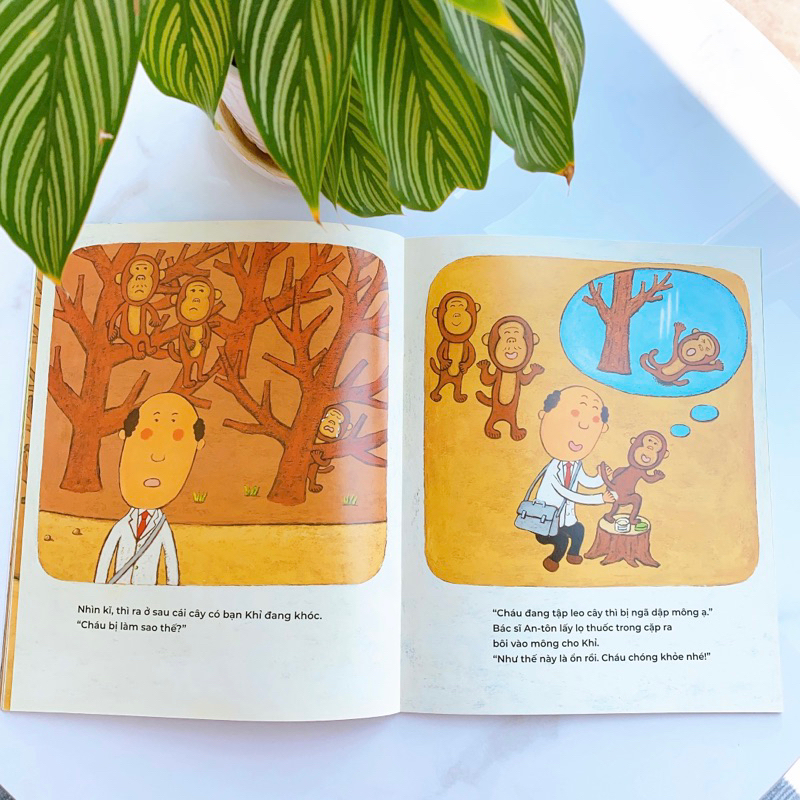 Sách Ehon Phát triển tư duy cho bé 3 6 tuổi - Bác sĩ Anton đi đâu thế? (Tranh truyện ehon Nhật Bản cho bé) | BigBuy360 - bigbuy360.vn