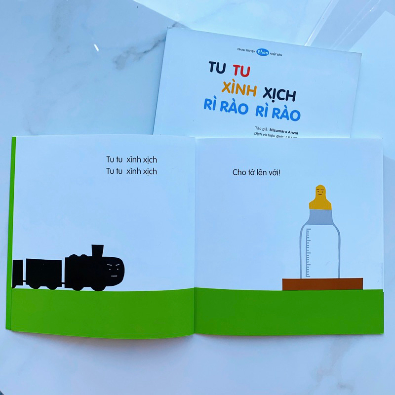 Sách Ehon - Combo làm quen với sách cho bé 0 2 tuổi - Tu Tu Xình Xịch (Tranh truyện ehon Nhật Bản cho bé) | BigBuy360 - bigbuy360.vn