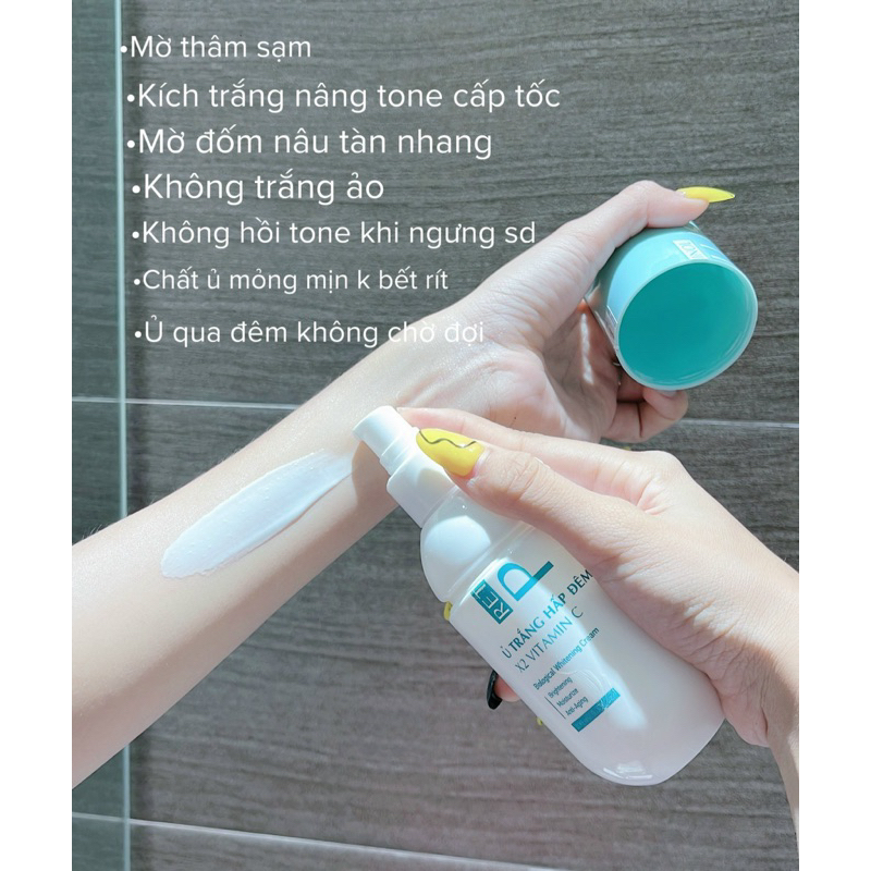 Ủ TRẮNG HẤP ĐÊM RETINOL PLUS - NÂNG TONE DA, KÍCH TRẮNG