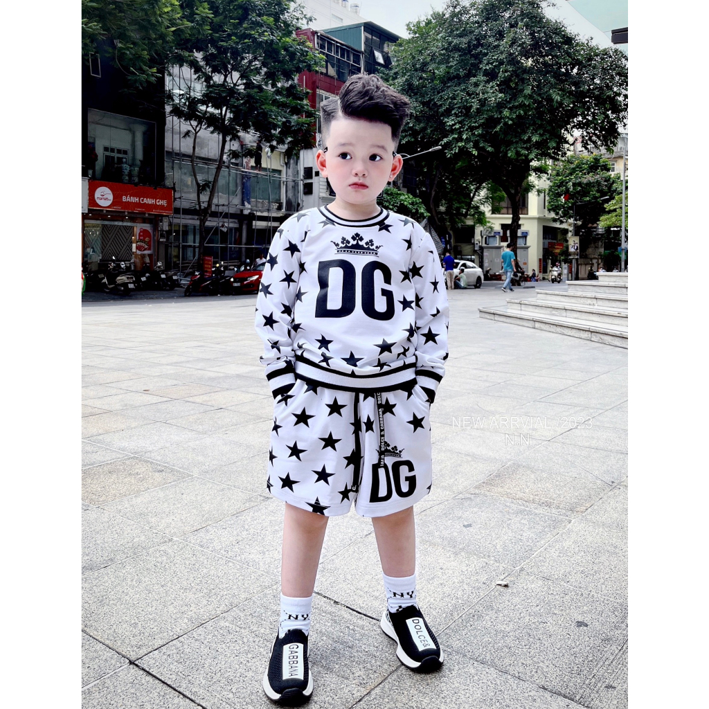 Set nỉ DG sao trắng