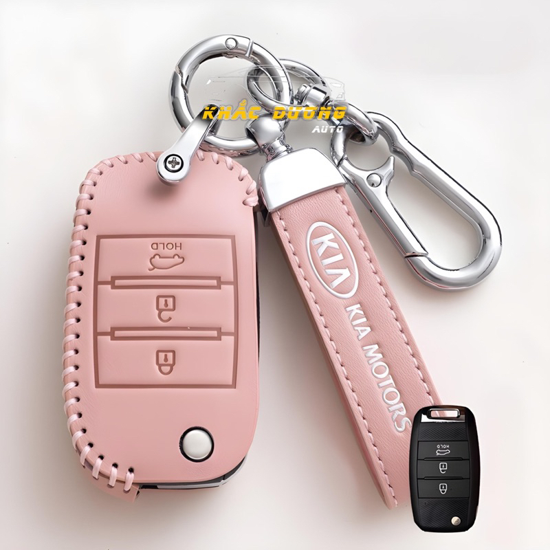 Bao da chìa khoá KIA MORNING SELTOS SONET CERATO K3 cao cấp sang trọng