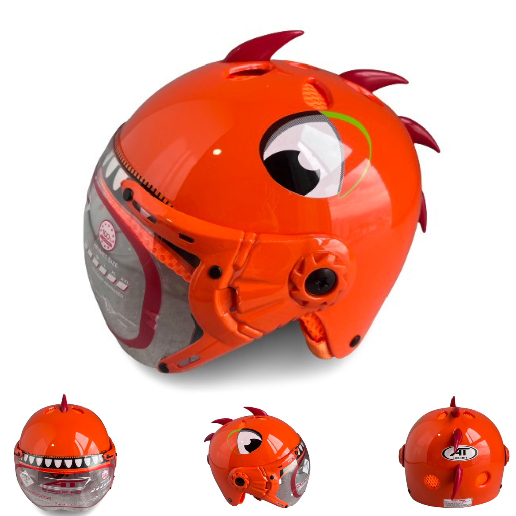 Mũ Bảo Hiểm Trẻ Em Kính Chống Lóa - V&S Helmet - AT103KS - Dành Cho Bé Từ 2 Đến 5 Tuổi, Vòng Đầu 48-50cm, Nặng Dưới 16kg